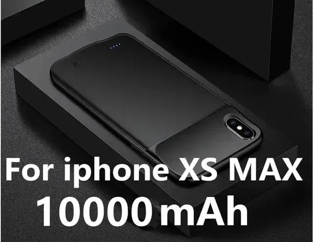 10000mAh Battery Charger Case for IPhone 11 12 13 14 Pro Max Mini for Apple 6 6S 7 8 Plus X XR XS MAX Power Bank Charging Cover