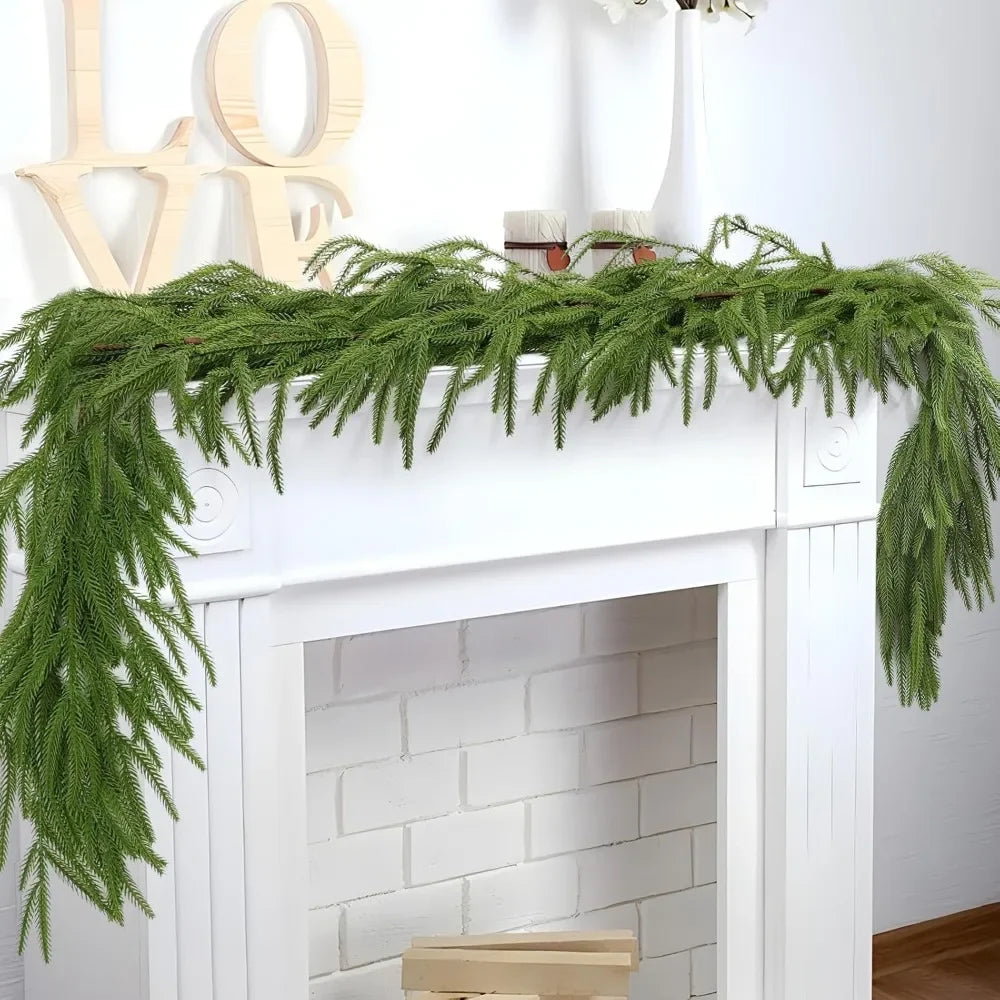 Real Touch Winter Pine Garland