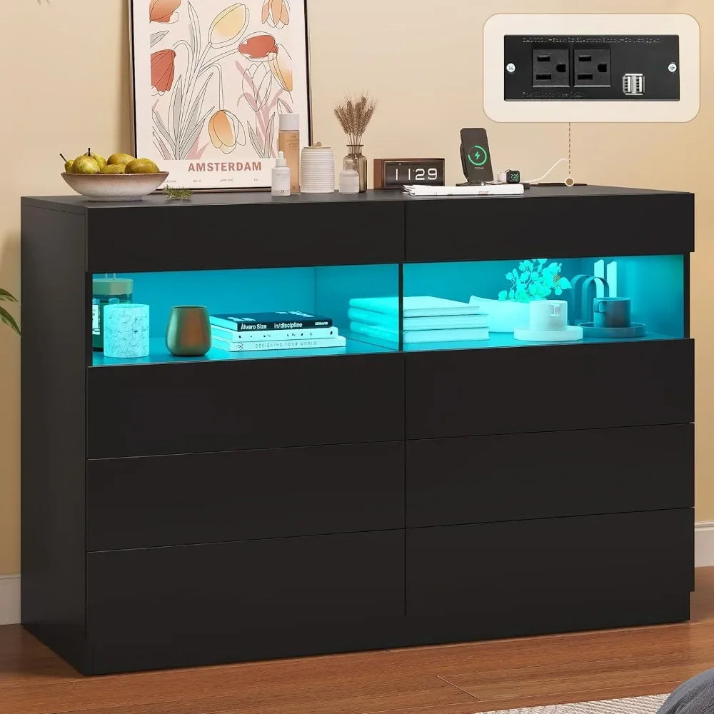 Awesome Lighted Bedroom Storage Cabinet